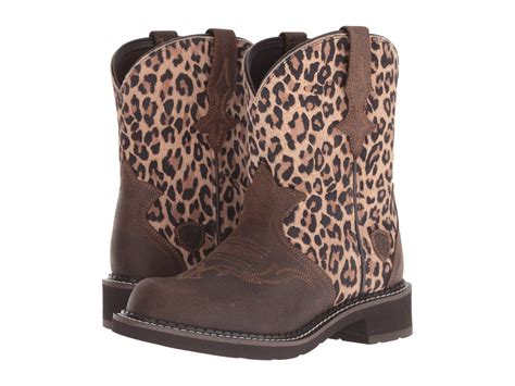 ariat leopard print boots